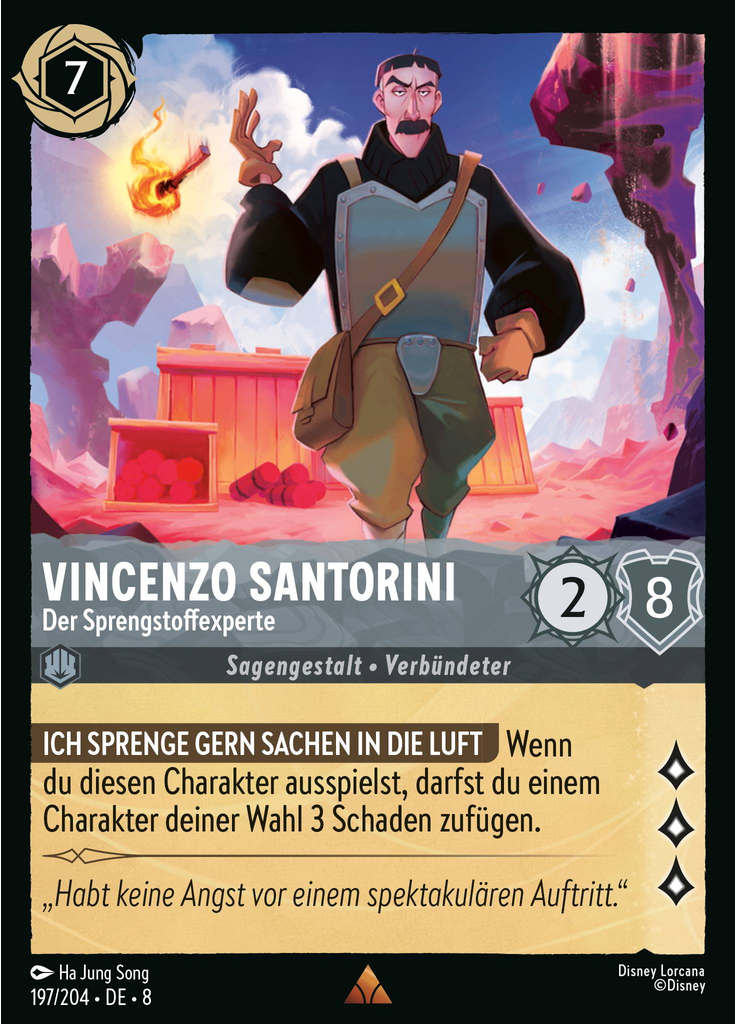 Vincenzo Santorini - The Explosives Expert (Foil)