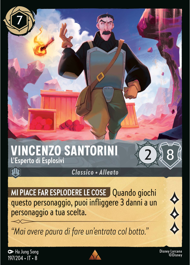 Vincenzo Santorini - The Explosives Expert (Foil)