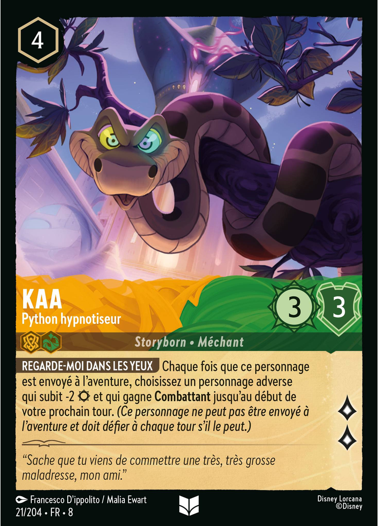 Kaa - Hypnotizing Python (Foil)