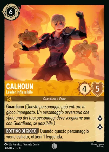 Calhoun - Hard-Nosed Leader