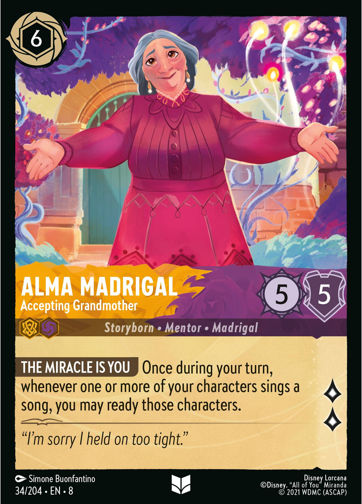 Alma Madrigal - Accepting Grandmother