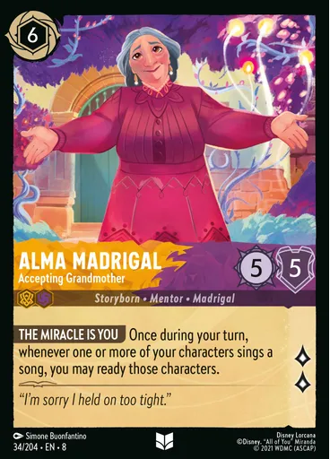 Alma Madrigal - Accepting Grandmother