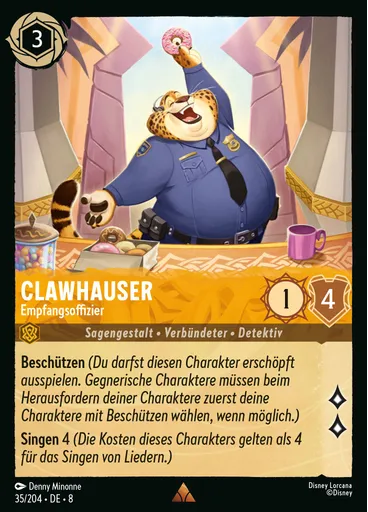 Clawhauser - Front Desk Officer