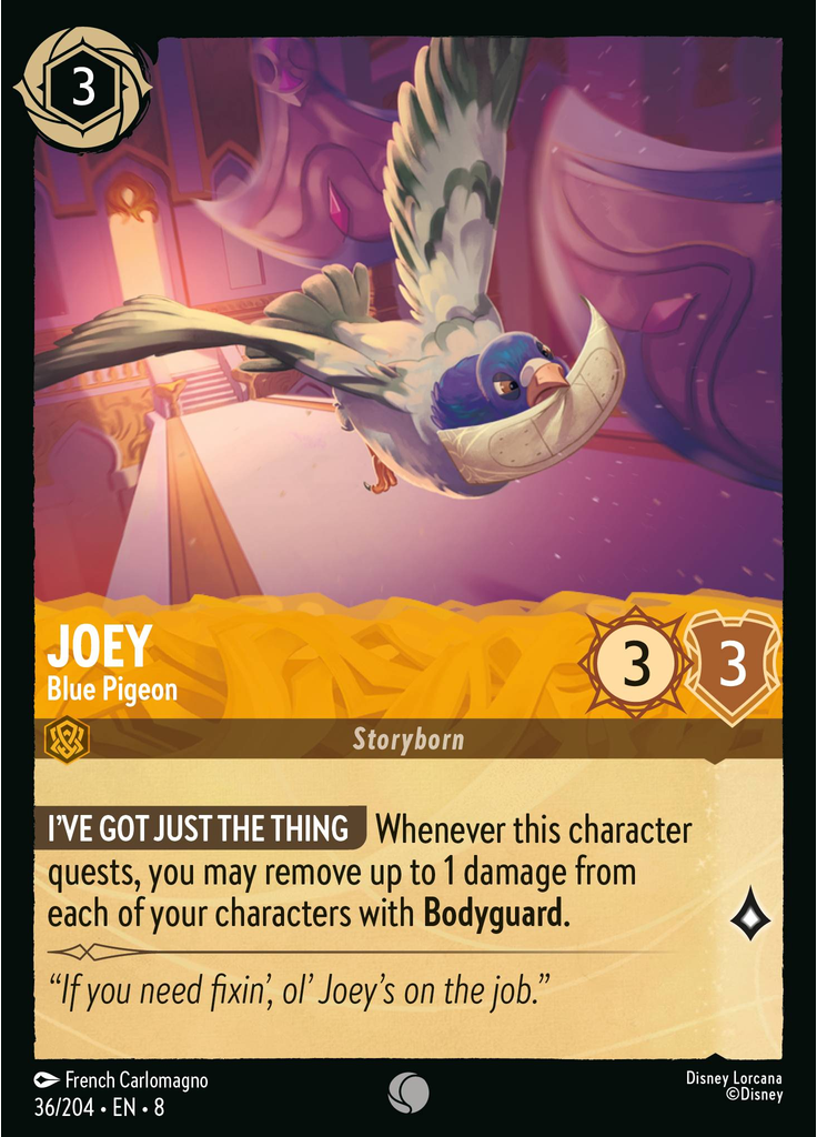 Joey - Blue Pigeon (Foil)
