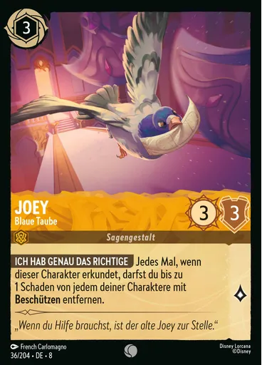 Joey - Blue Pigeon