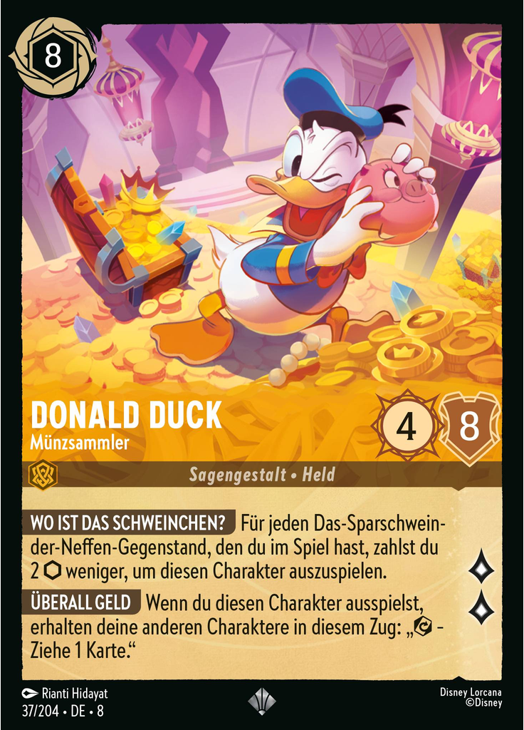 Donald Duck - Coin Collector