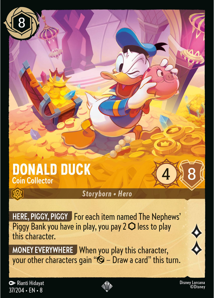Donald Duck - Coin Collector