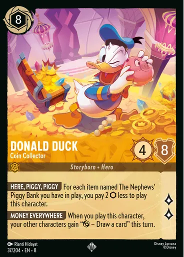 Donald Duck - Coin Collector