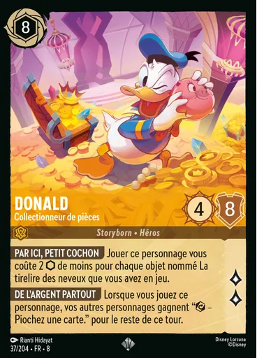 Donald Duck - Coin Collector