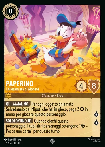Donald Duck - Coin Collector