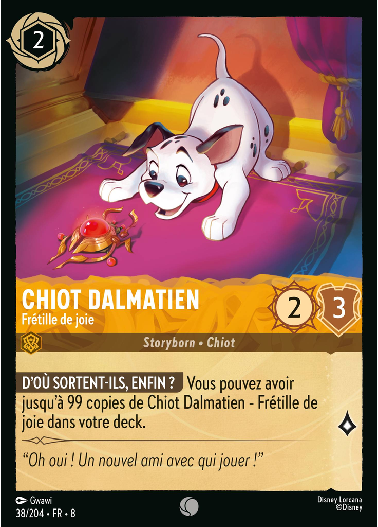 Dalmatian Puppy - Tail Wagger (Foil)