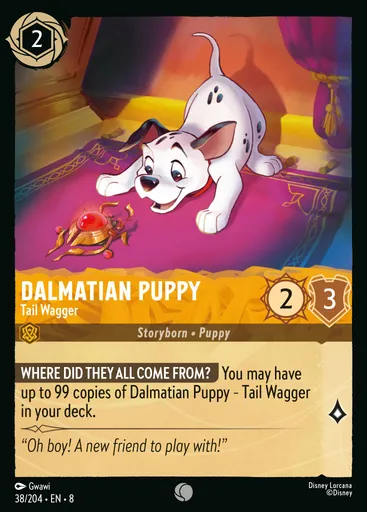Dalmatian Puppy - Tail Wagger