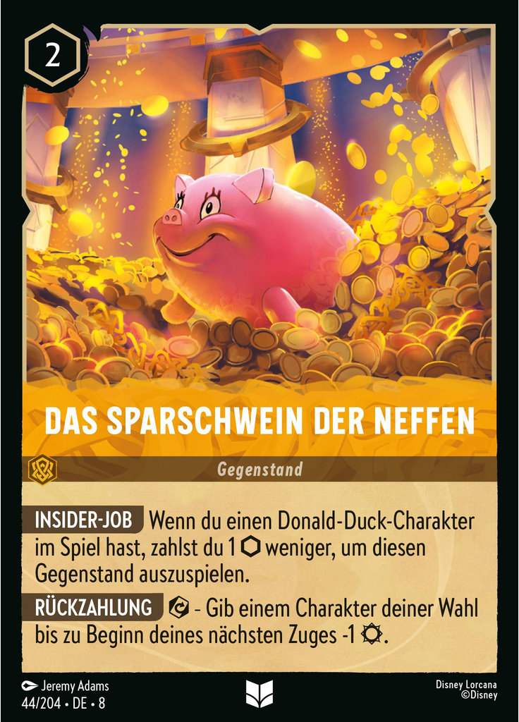 The Nephews' Piggy Bank (Foil)