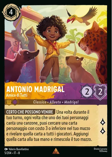 Antonio Madrigal - Friend to All