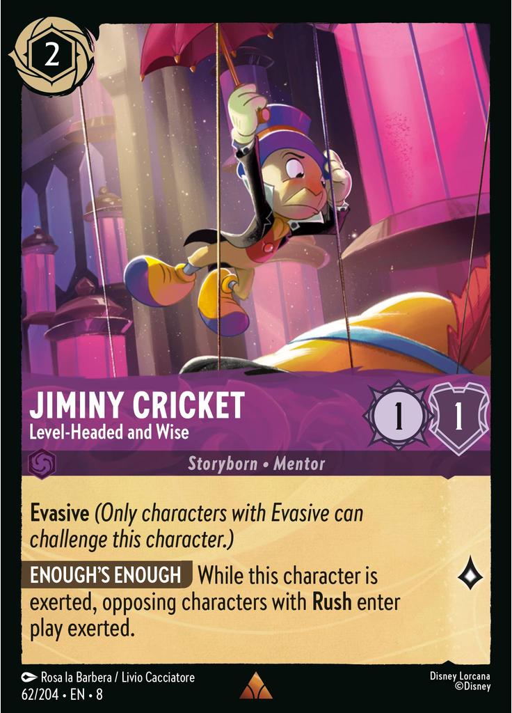 Jiminy Cricket - Level-Headed and Wise (Foil)