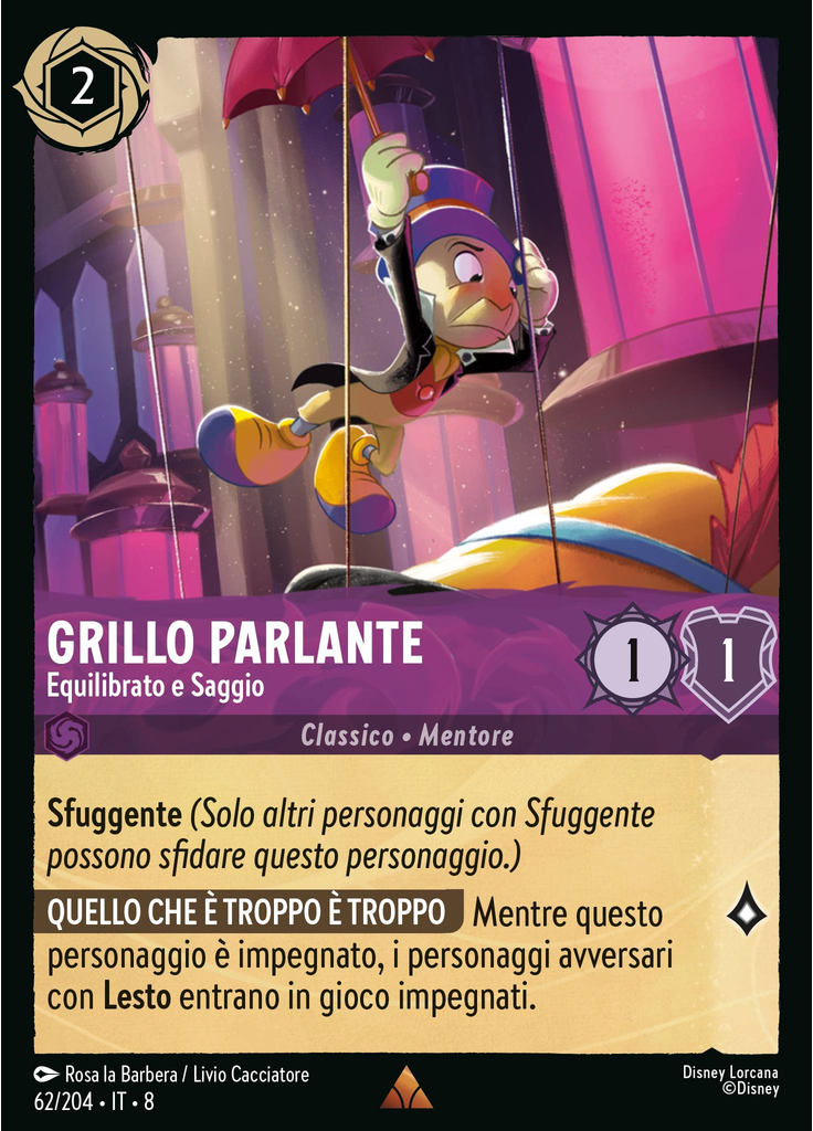 Jiminy Cricket - Level-Headed and Wise (Foil)