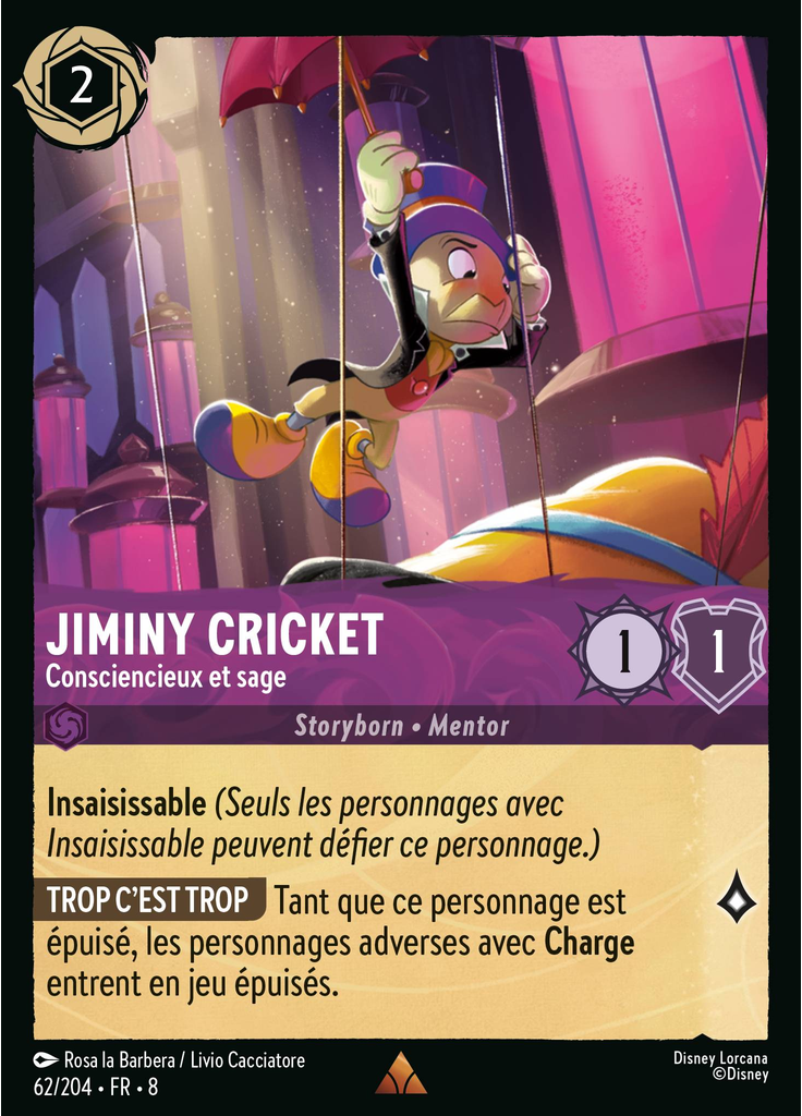 Jiminy Cricket - Level-Headed and Wise