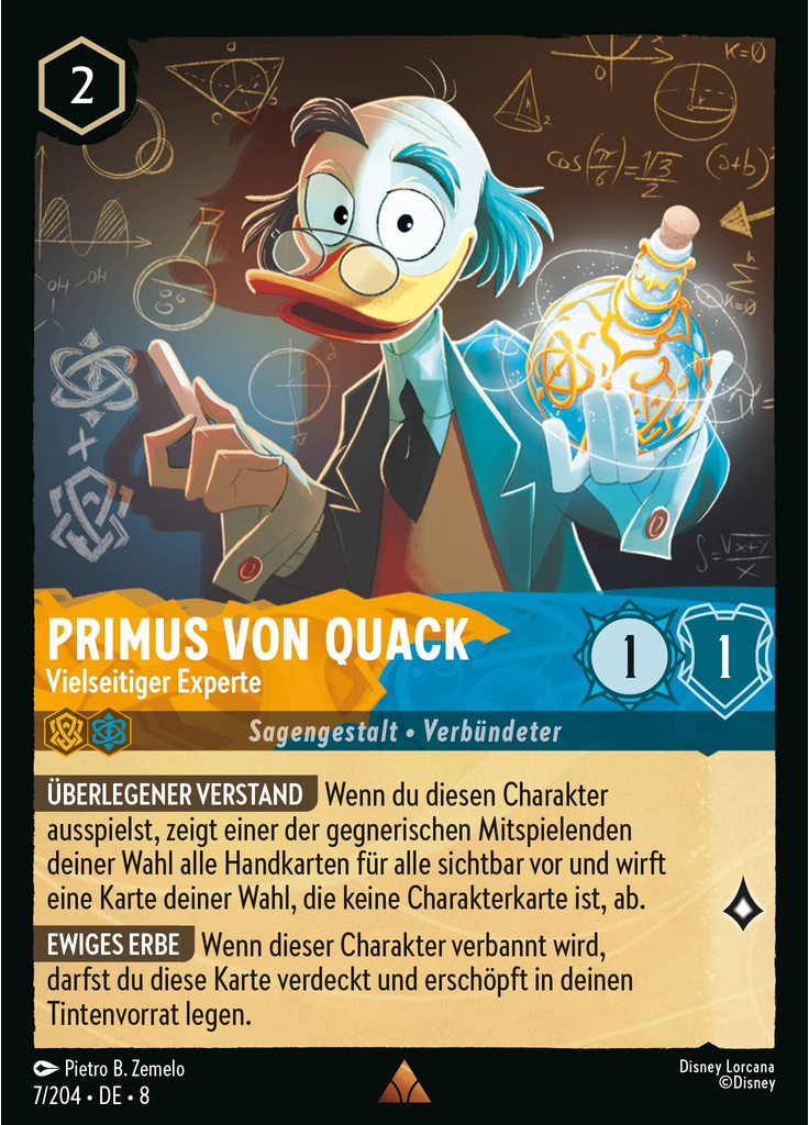 Ludwig Von Drake - All-Around Expert (Foil)