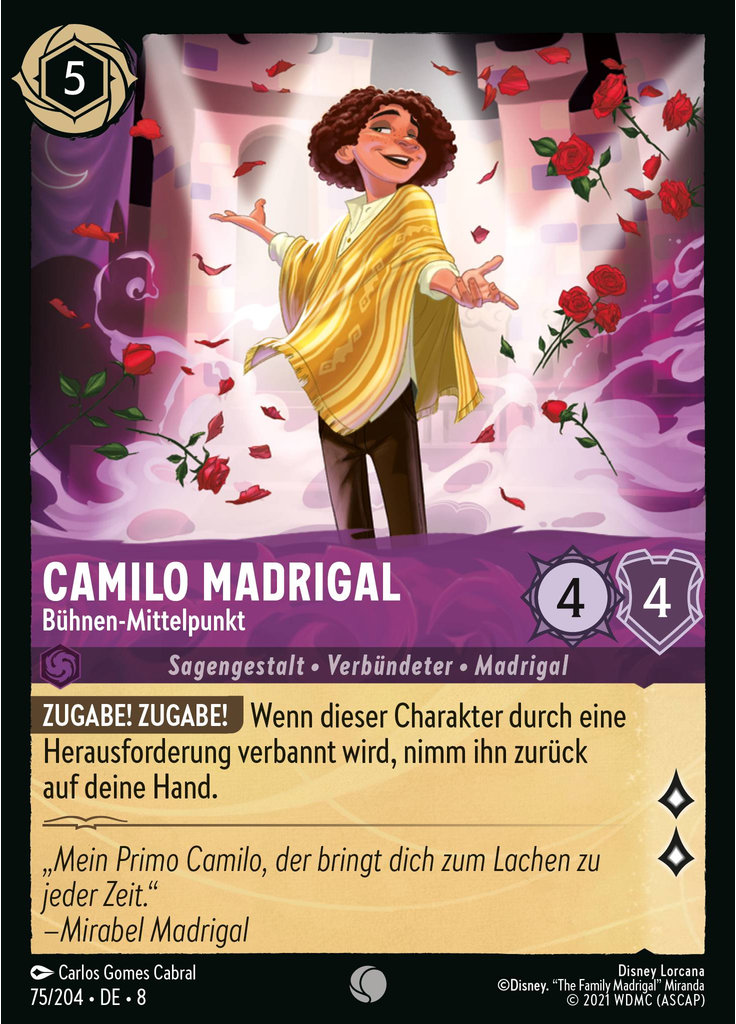 Camilo Madrigal - Center Stage