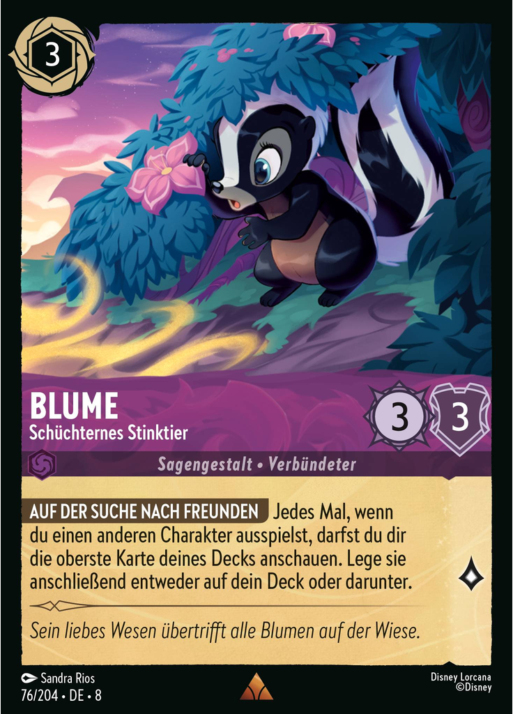 Flower - Shy Skunk