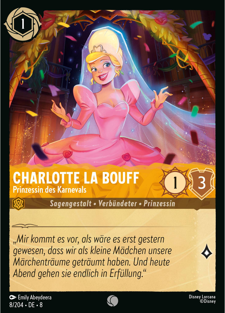 Charlotte La Bouff - Mardi Gras Princess (Foil)