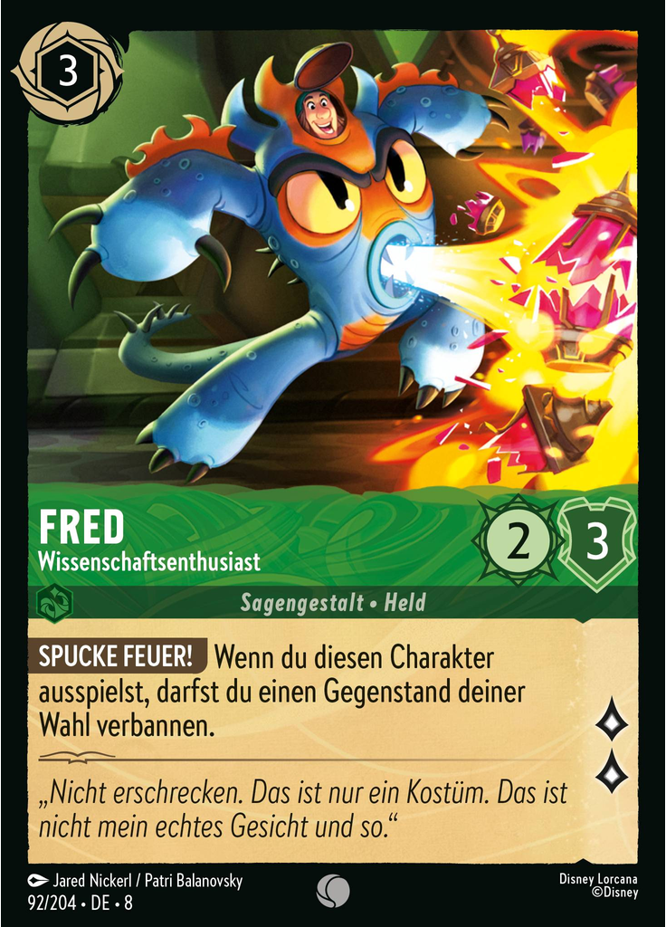 Fred - Major Science Enthusiast (Foil)