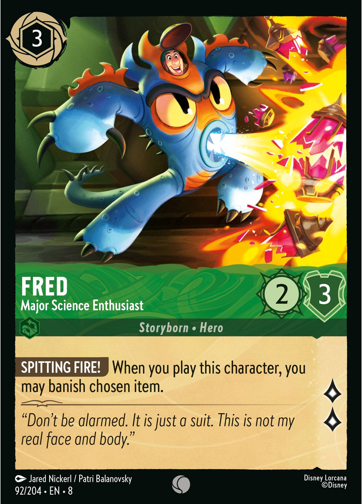 Fred - Major Science Enthusiast (Foil)