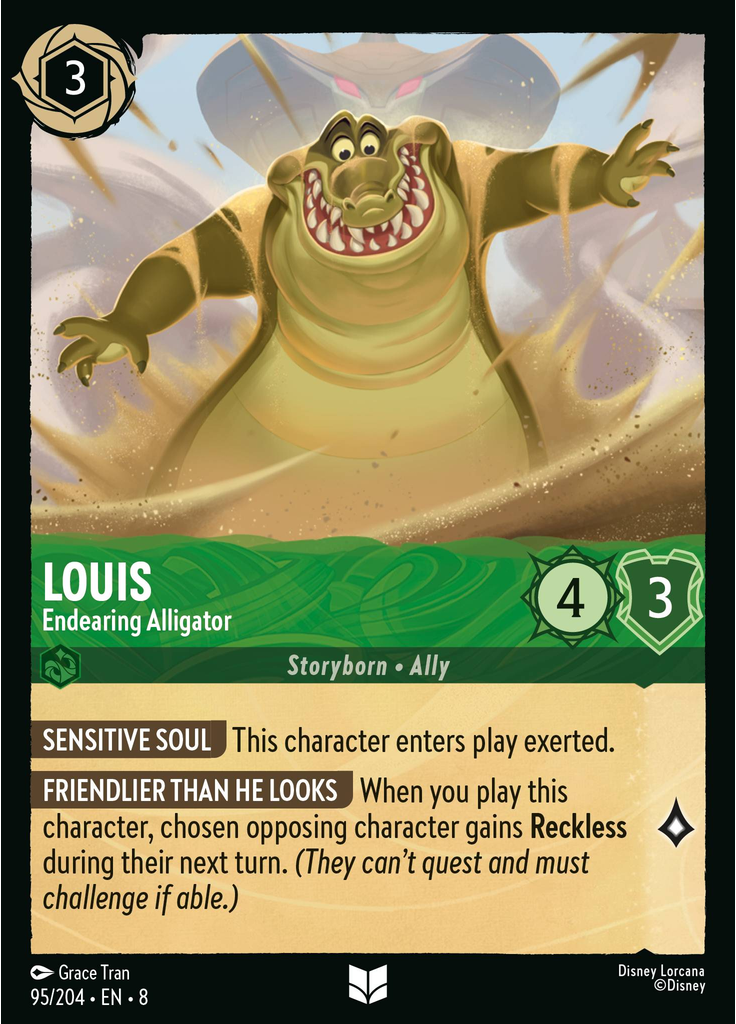 Louis - Endearing Alligator (Foil)