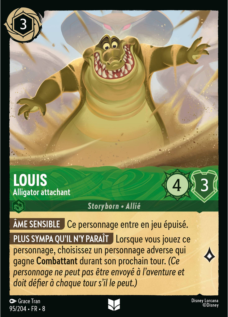 Louis - Endearing Alligator (Foil)