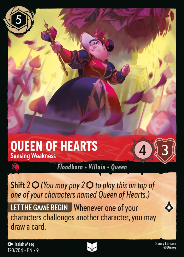 Queen of Hearts - Sensing Weakness (Foil)
