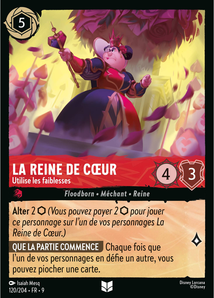 Queen of Hearts - Sensing Weakness (Foil)