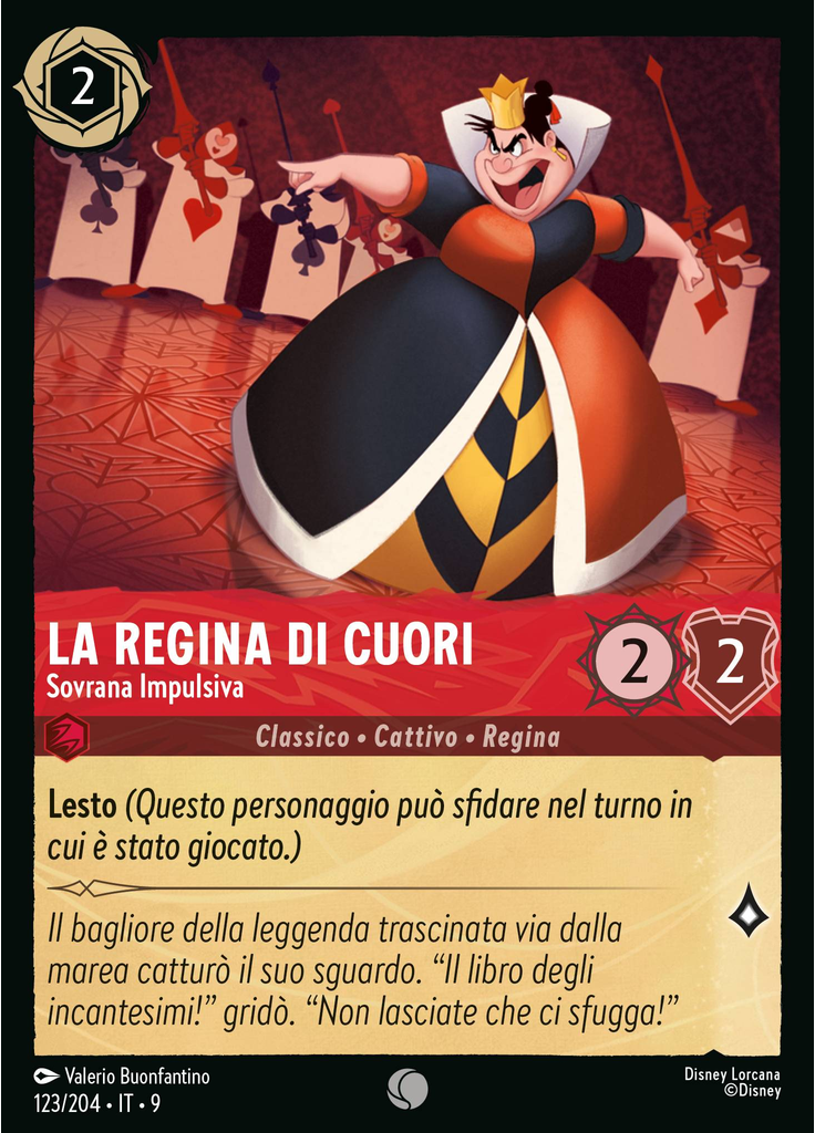 Queen of Hearts - Impulsive Ruler (Foil)