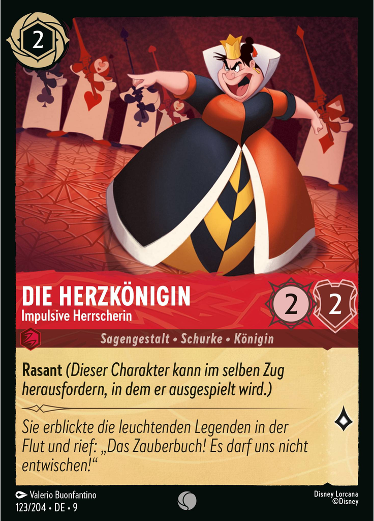 Queen of Hearts - Impulsive Ruler
