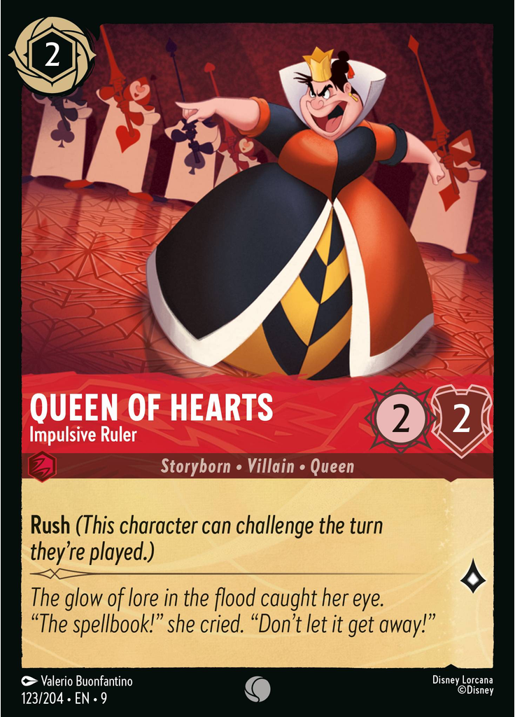 Queen of Hearts - Impulsive Ruler