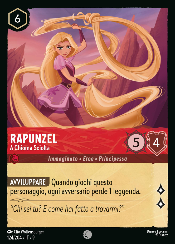 Rapunzel - Letting Down Her Hair