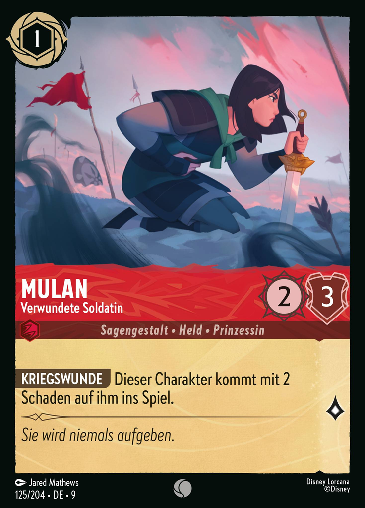 Mulan - Injured Soldier (Foil)