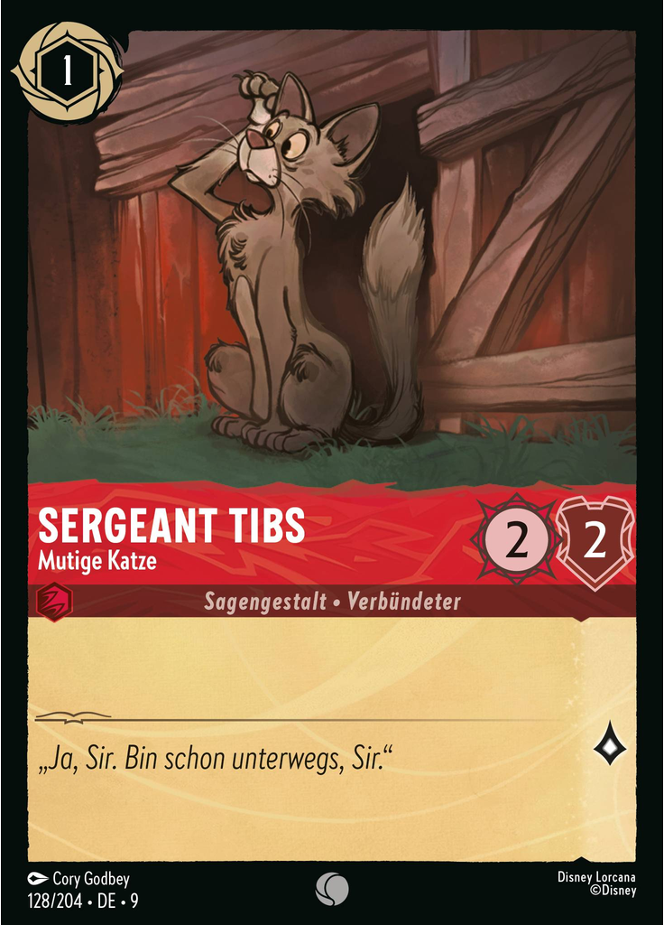 Sergeant Tibbs - Courageous Cat (Foil)