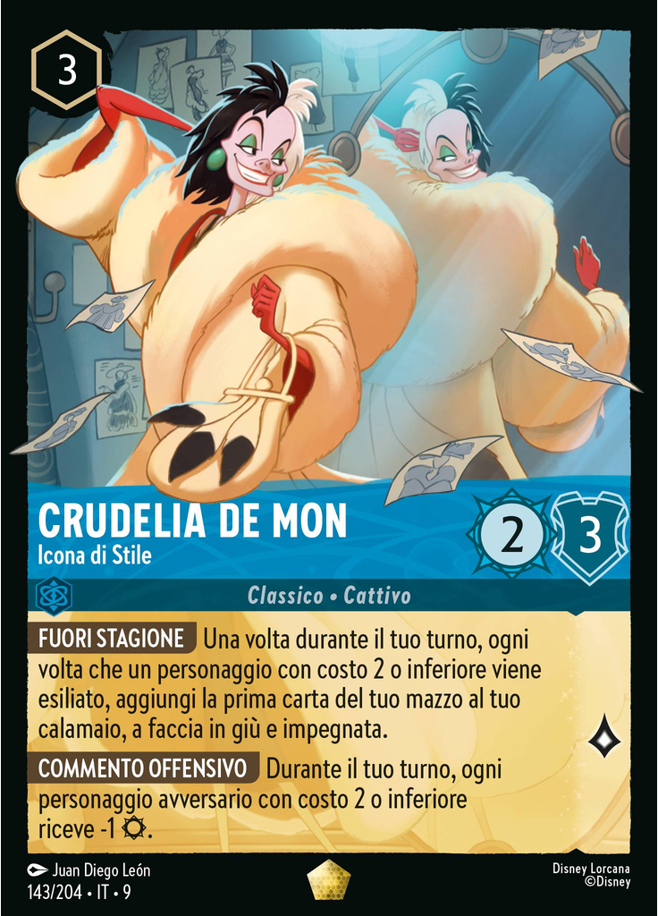 Cruella De Vil - Style Icon (Foil)