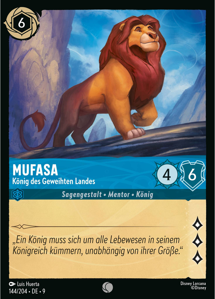 Mufasa - King of the Pride Lands