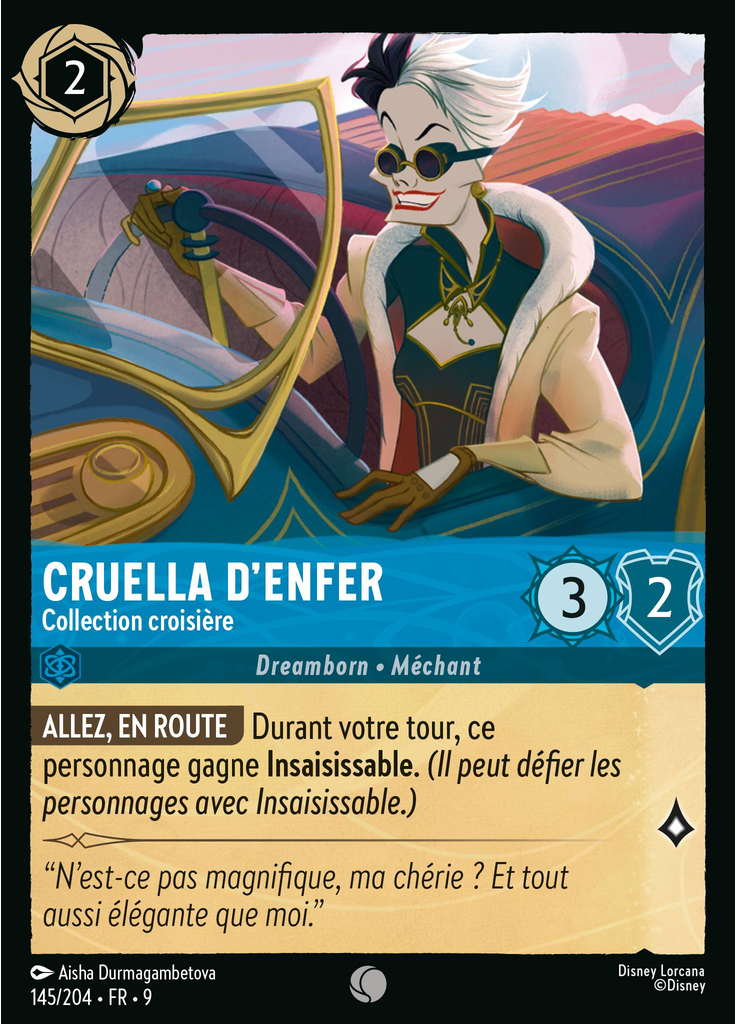 Cruella De Vil - Fashionable Cruiser (Foil)