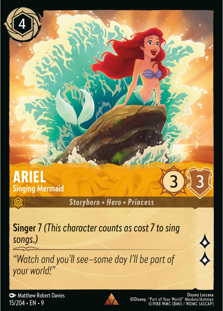 Ariel - Singing Mermaid (Foil)