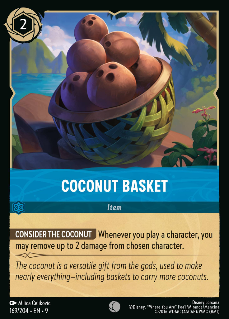 Coconut Basket (Foil)