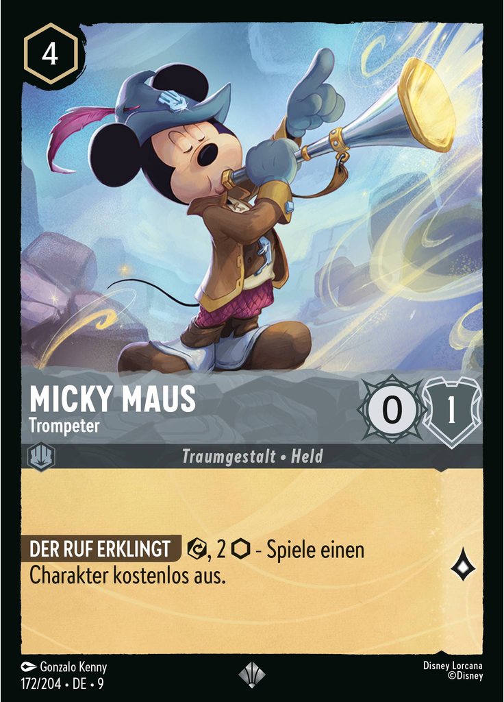 Mickey Mouse - Trumpeter