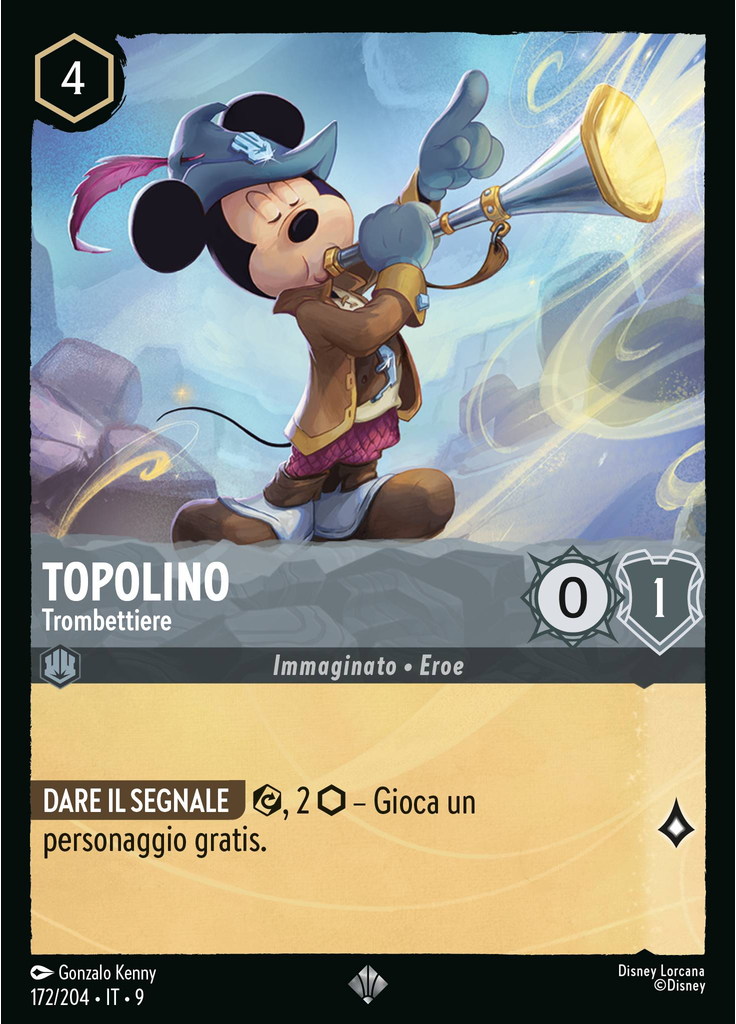 Mickey Mouse - Trumpeter