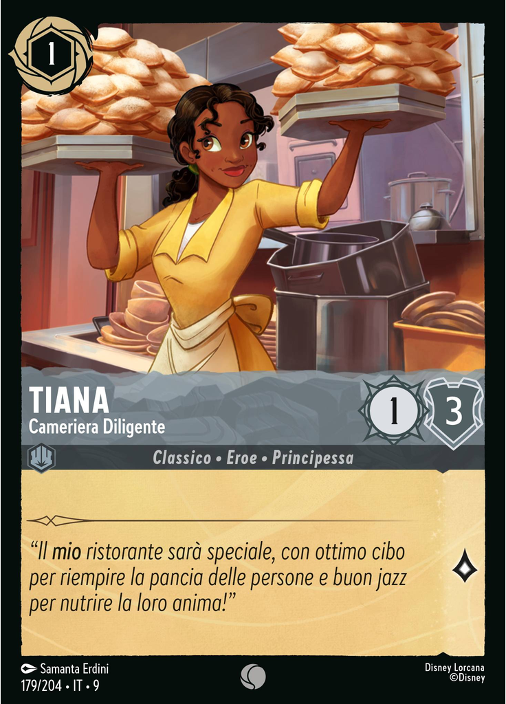 Tiana - Diligent Waitress