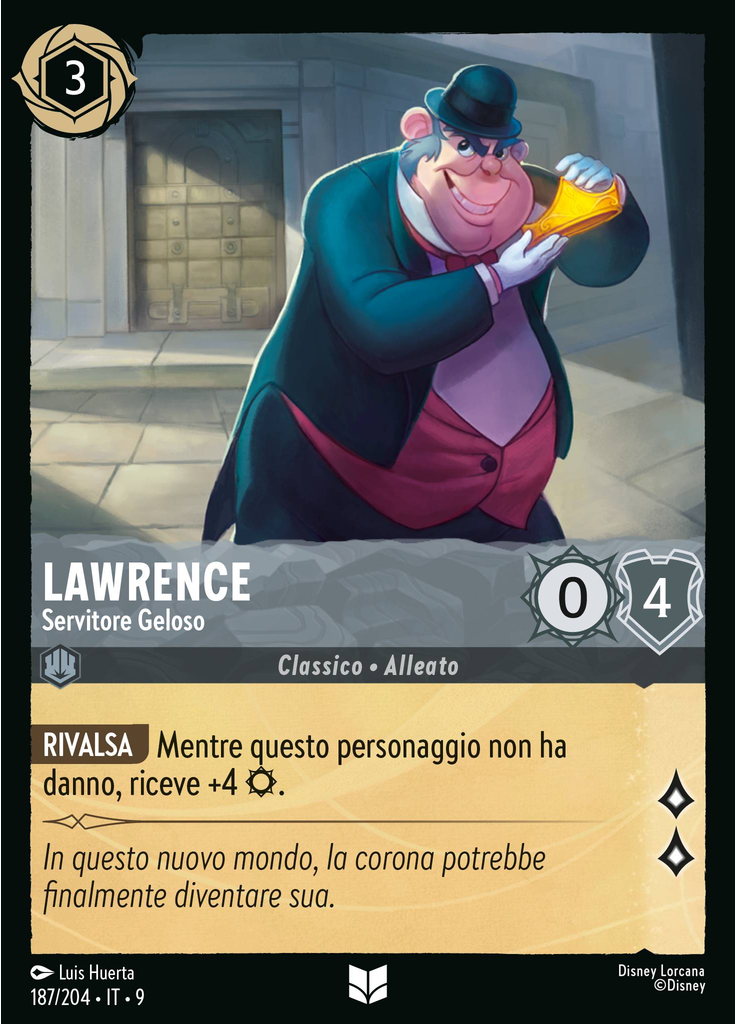 Lawrence - Jealous Manservant (Foil)
