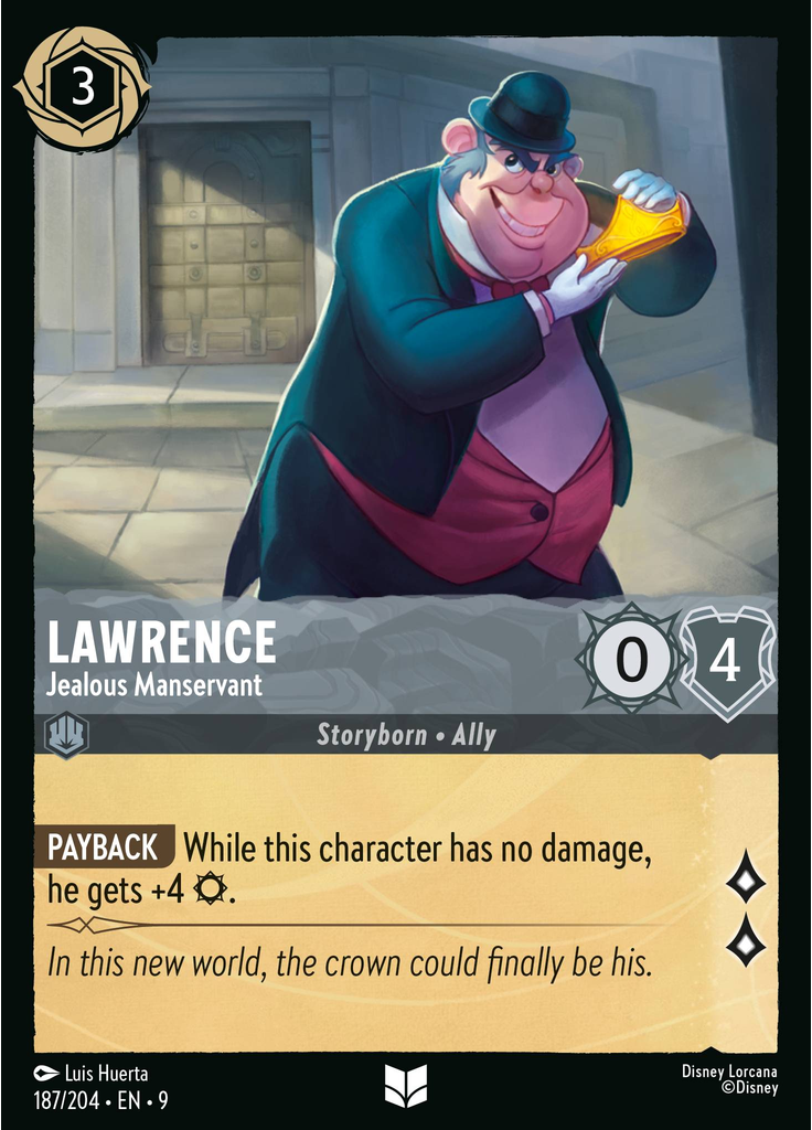 Lawrence - Jealous Manservant