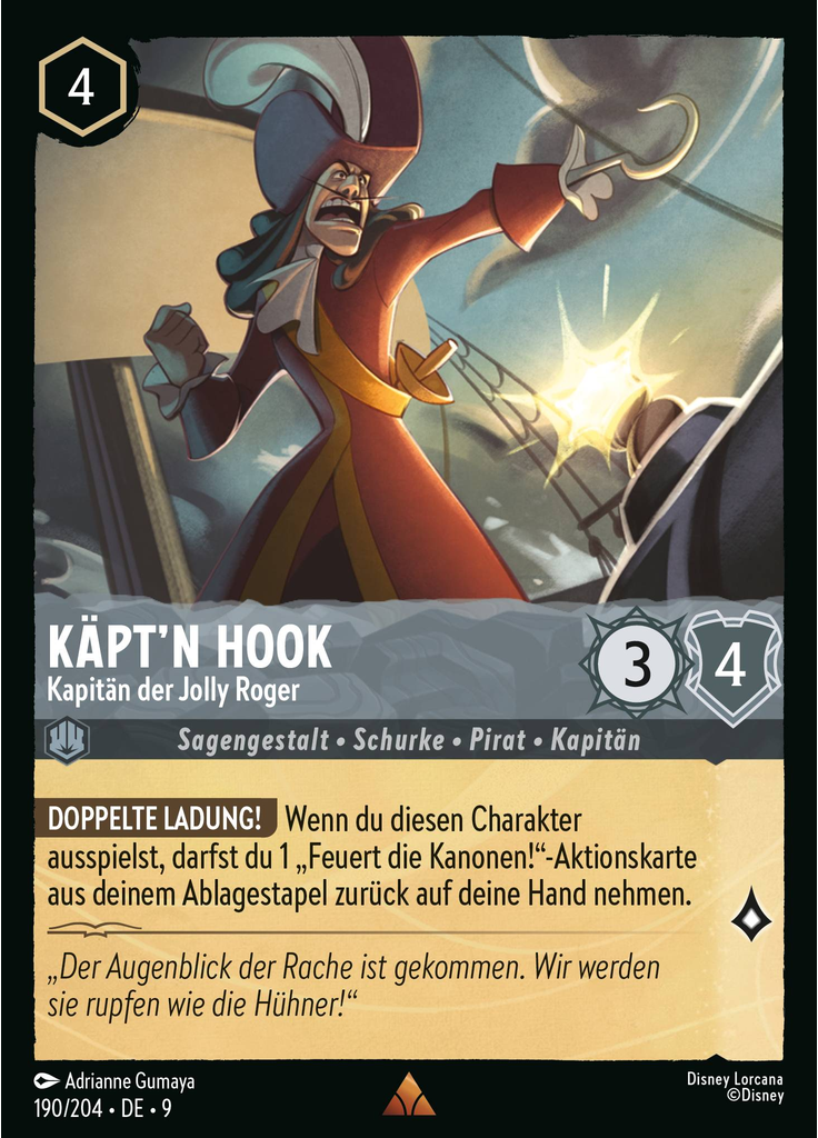 Captain Hook - Captain of the Jolly Roger (Foil)
