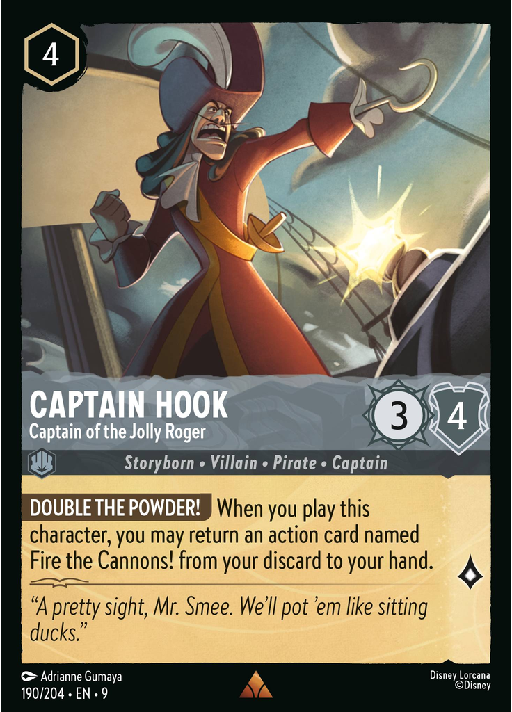 Captain Hook - Captain of the Jolly Roger (Foil)
