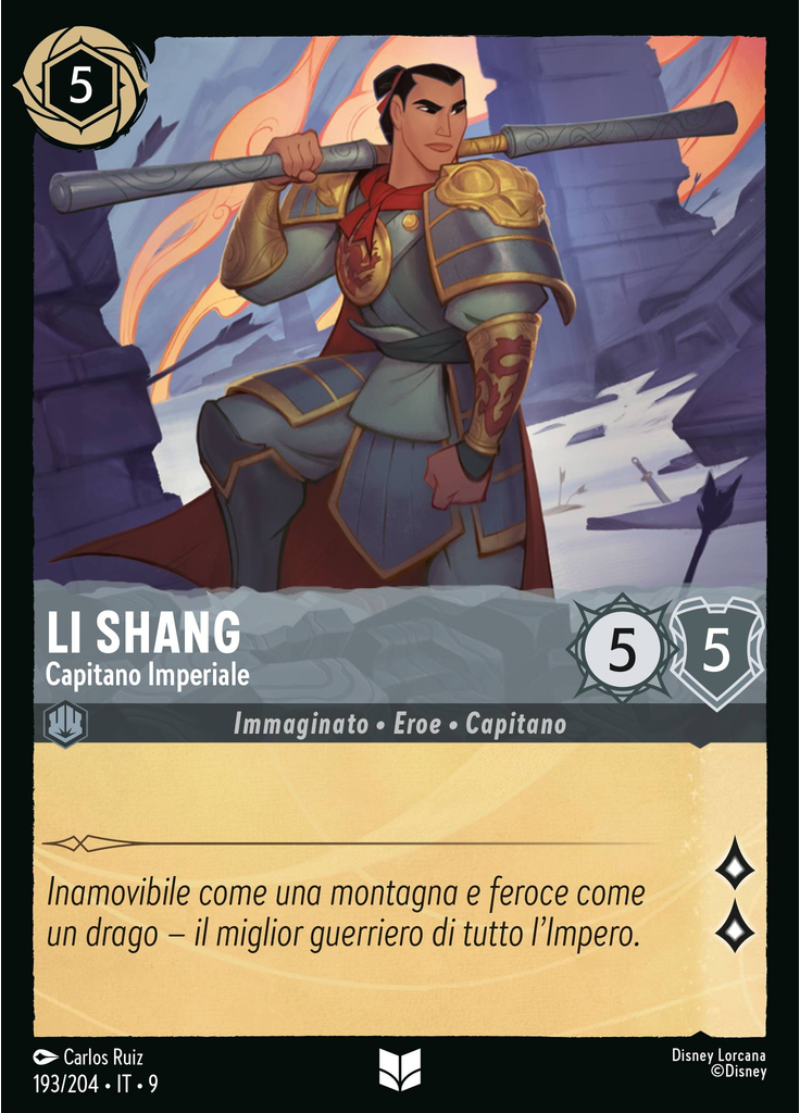 Li Shang - Imperial Captain (Foil)